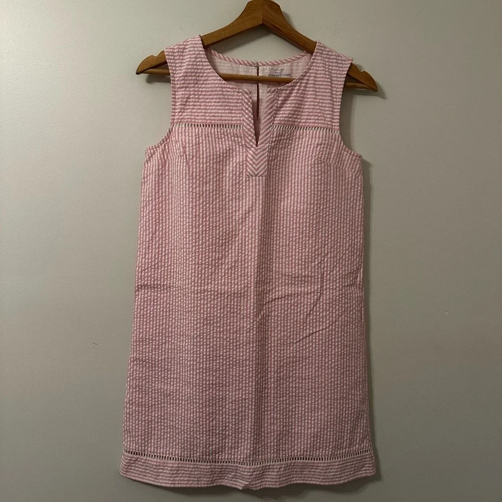 VINEYARD VINES Girls' Seersucker Shift Dress - NEW